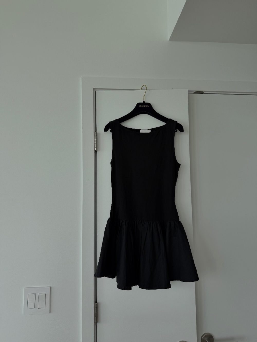 Reformation Black Mini Dress